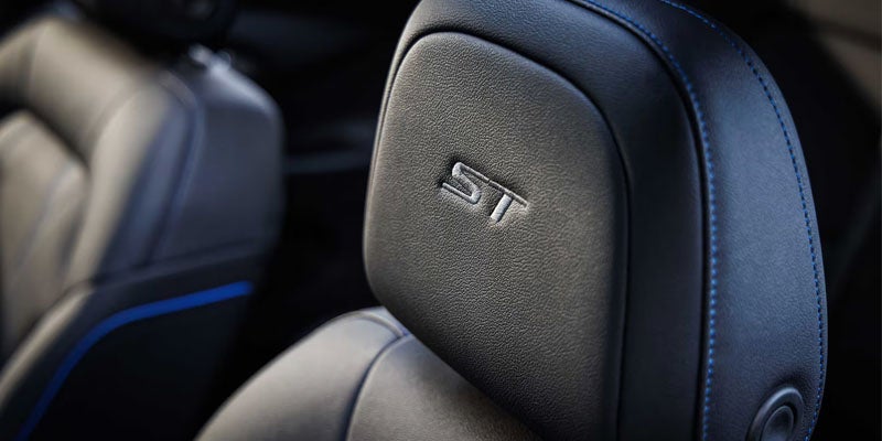 2026 Buick Envista Avenir leather seat with embroidered headrest