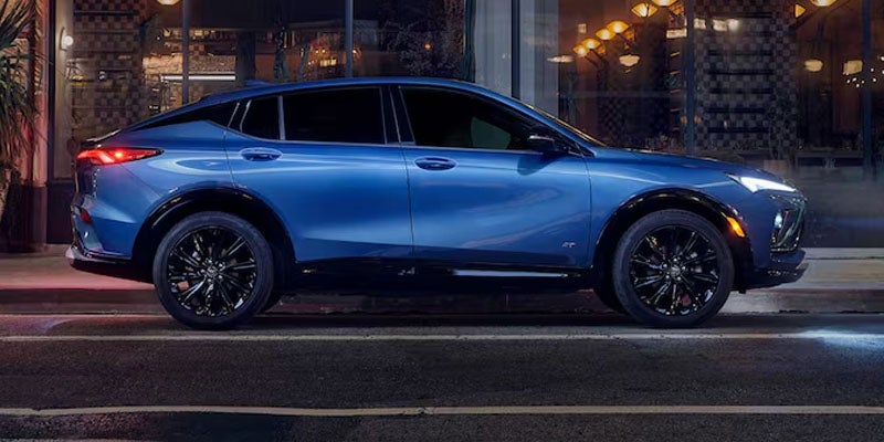 2026 Buick Envista side profile in blue