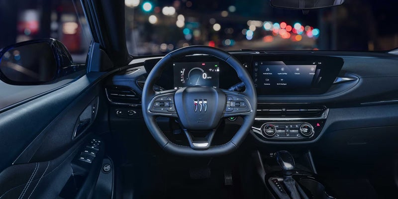 2026 Buick Envista steering wheel and digital driver cockpit