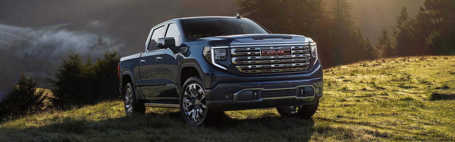 2024 GMC Sierra 1500 truck parked in the grass