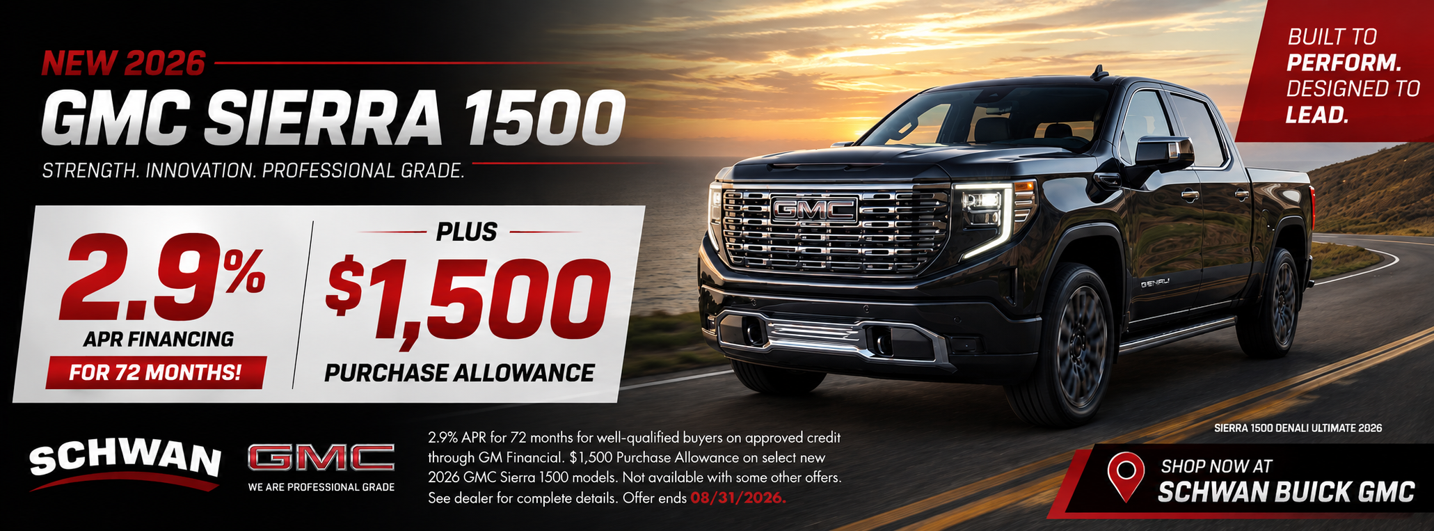 2026 GMC SIERRA 1500 EMPLOYEE PRICING 0% APR