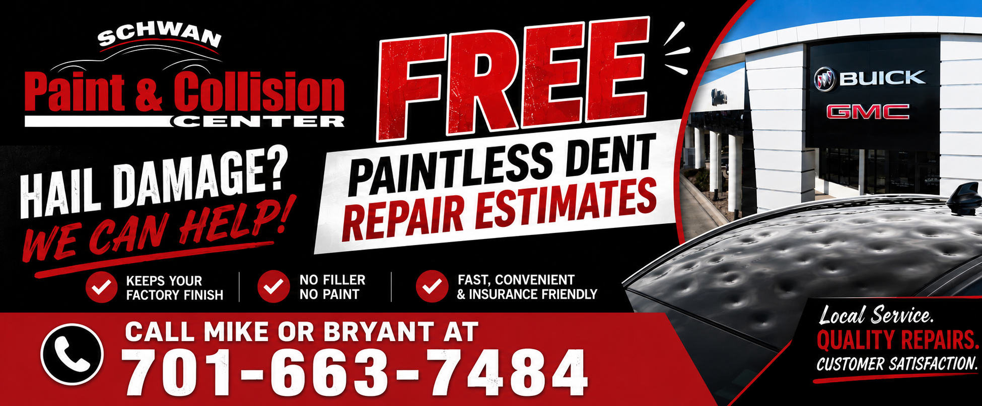PAINT & COLLISION FREE REPAIR ESTIMATES