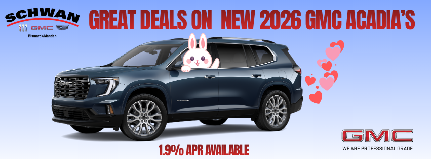 GREAT DEALS ON2026 GMC ACADIA 
