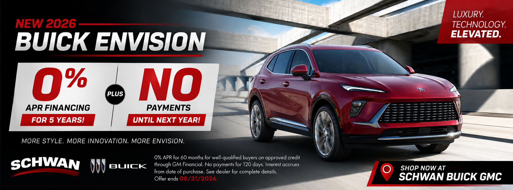 2026 BUICK ENVISION 0.9% APR OFFER