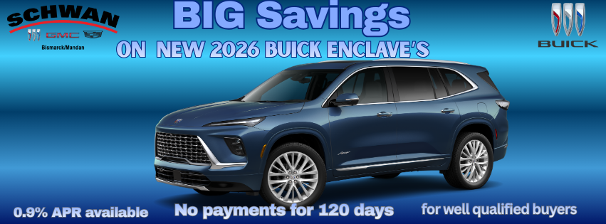BIG Savings on NEW 2026 BUICK ENCLAVES's