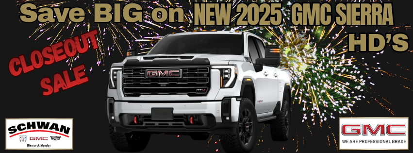2025 GMC Sierra HD Big Savings 3.9% APR Offer