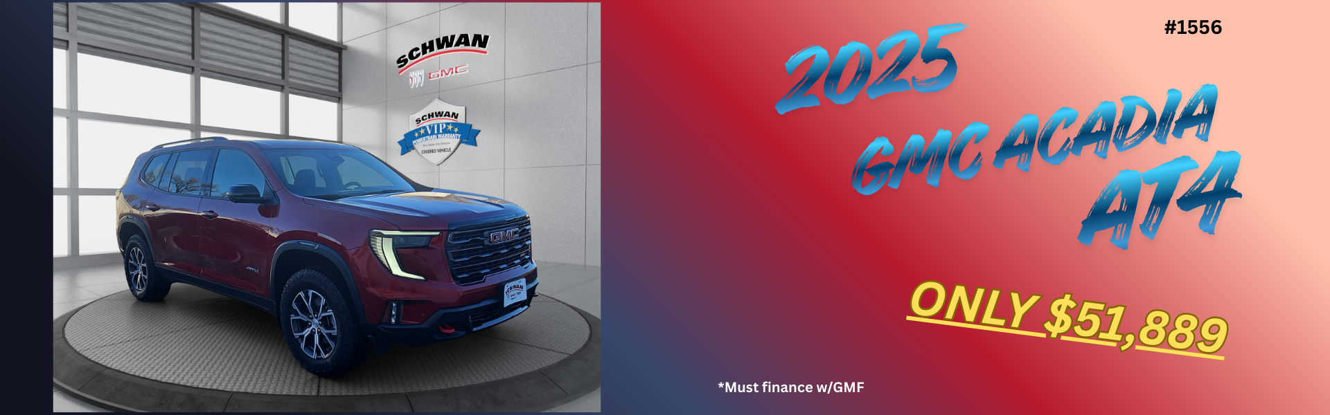 2025 GMC ACADIA AT4 ONLY $51889